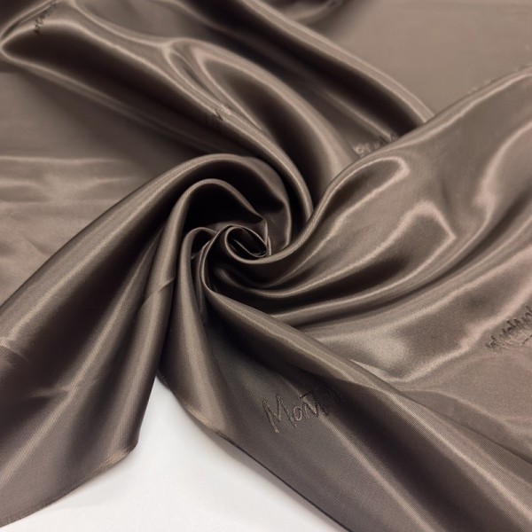Tissu doublure polyester marron Montana Tissu doublure polyester marron Montana