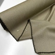 Tissu Cover de laine déperlant chevron kaki