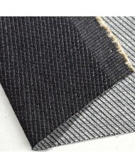 Tissu jeans brut coton élasthanne anthracite