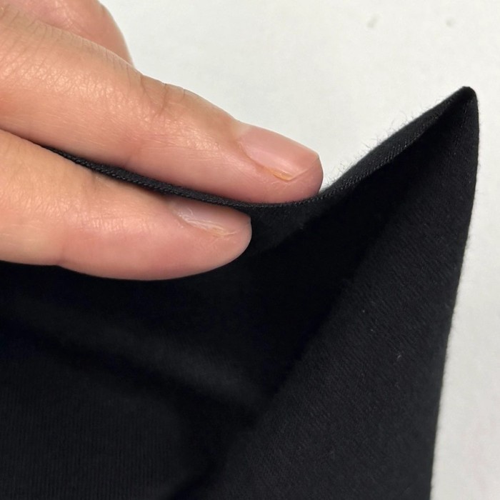 Tissu jersey viscose élasthanne uni noir