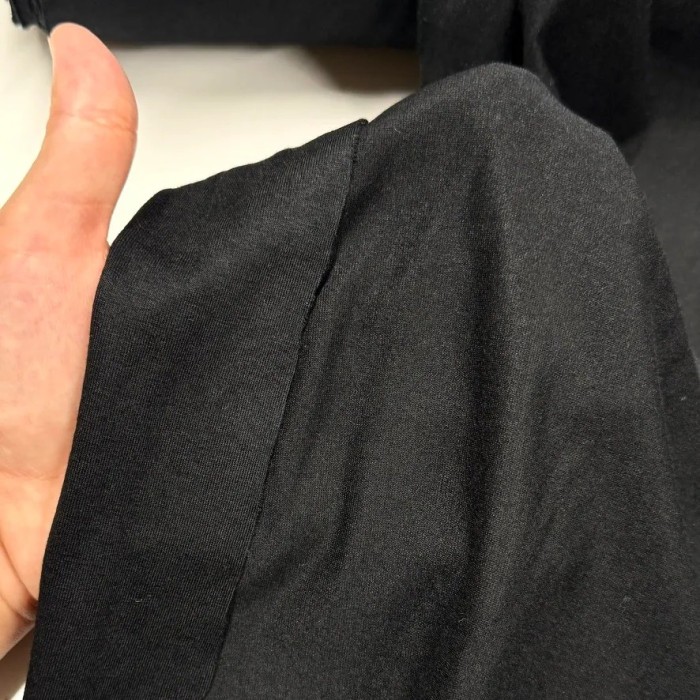 Tissu jersey viscose élasthanne uni noir