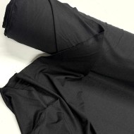 Tissu jersey viscose élasthanne uni noir