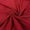 Tissu maille coton rouge uni Tissu maille coton rouge uni
