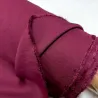 Tissu viscose polyamide bordeau - Haute couture