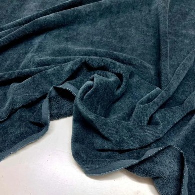Tissu éponge coton bleu marine Haute gamme Tissu éponge coton bleu marine Haute gamme