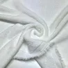 Tissu éponge coton blanc Haute gamme