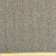 Tissu laine polyester motif abstrait marron sur gris