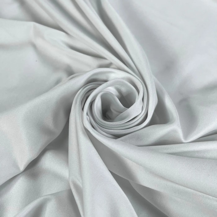 Tissu jersey coton blanc uni Tissu jersey coton blanc uni