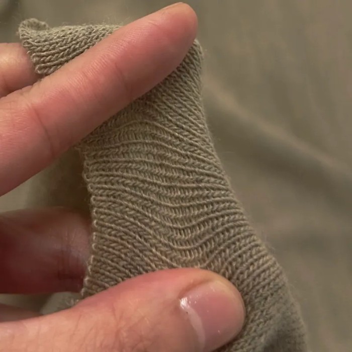 Tissu maille jersey polyester polyacrylique uni taupe