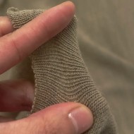 Tissu maille jersey polyester polyacrylique uni taupe