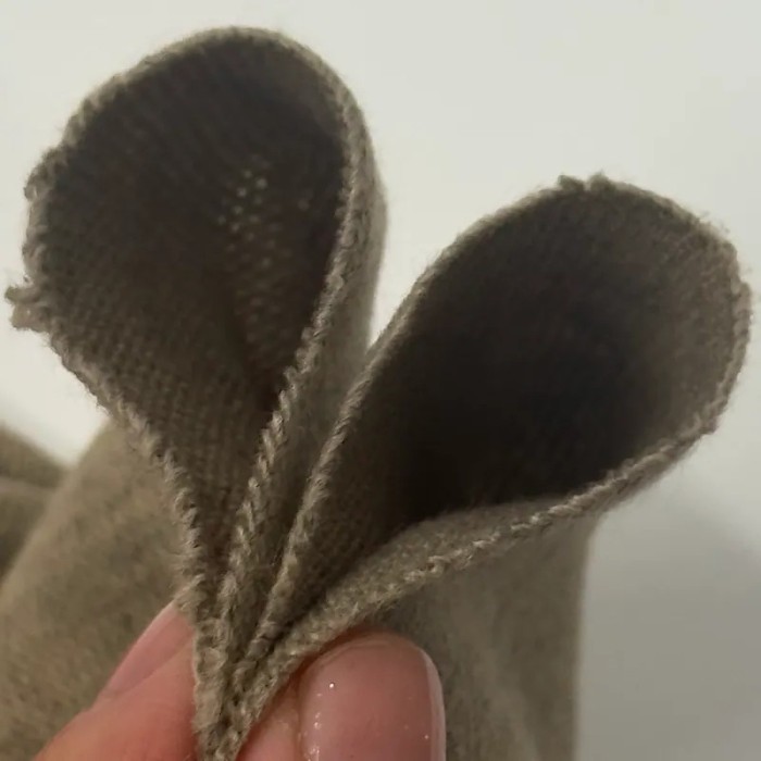 Tissu maille jersey polyester polyacrylique uni taupe