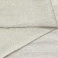 Tissu jersey viscose fin uni blanc cassé