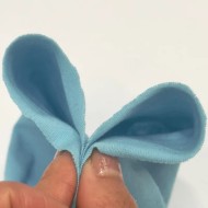 Tissu coton jersey uni bleu ciel