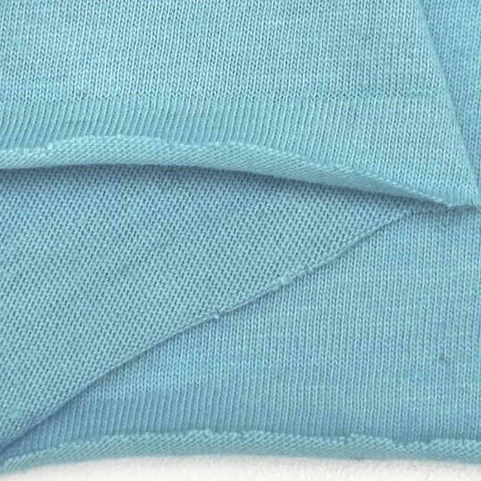 Tissu coton jersey uni bleu ciel