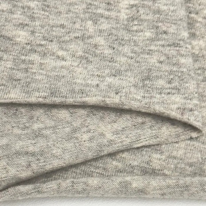 Tissu coton jersey uni gris