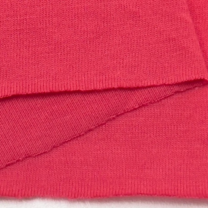 Tissu coton jersey uni fuchsia