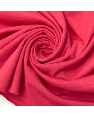 Tissu coton jersey uni fuchsia