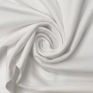 Tissu coton jersey uni blanc