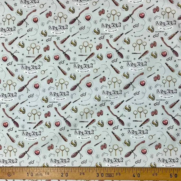 Tissu coton Harry potter balais volant Tissu coton Harry potter balais volant