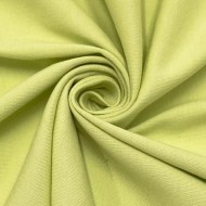 Tissu coton jersey uni vert clair
