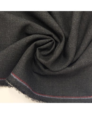 Tissu laine uni anthracite foncé Tissu laine uni anthracite foncé