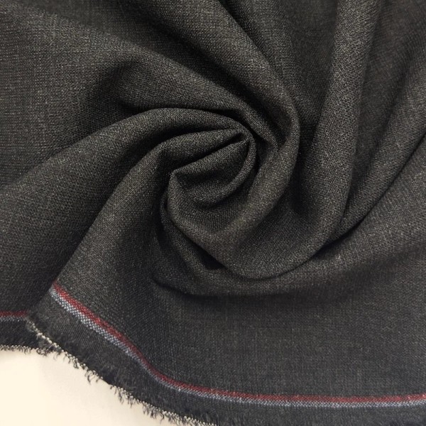 Tissu laine uni anthracite foncé Tissu laine uni anthracite foncé