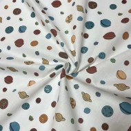 Tissu coton planète le petit prince