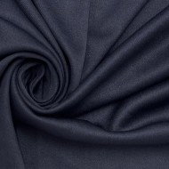 Tissu jersey polyester uni bleu marine foncé