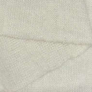 Tissu jersey viscose polyester nylon à côtes écru