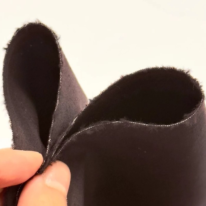 Tissu coton élasthanne uni chocolat marron foncé