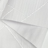 Tissu damassé pour nappe polyester blanc – Déperlant
