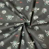 Tissu coton Batman noir Tissu coton Batman noir