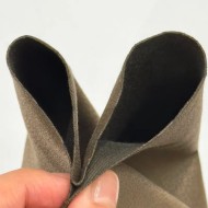 Tissu milano polyester viscose élasthanne effet satiné bronze