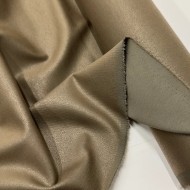 Tissu milano polyester viscose élasthanne effet satiné bronze