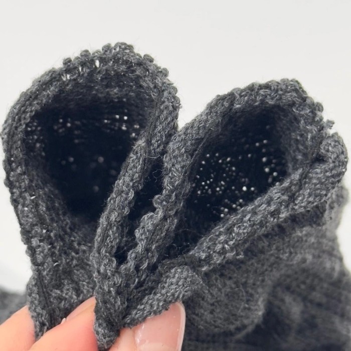 Tissu maille torsadée acrylique élasthanne gris