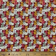 Tissu coton imprimé koala multi couleur