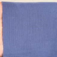 Tissu voile coton polyester uni pervenche