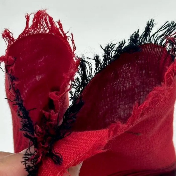 Tissu 100% coton écossais rouge vif noir Tissu 100% coton écossais rouge vif noir