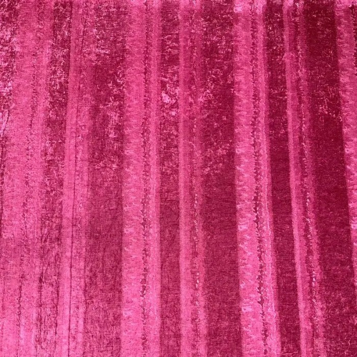 Tissu velours polyester froissé non extensible fuchsia Tissu velours polyester froissé non extensible fuchsia