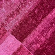 Tissu velours polyester froissé non extensible fuchsia Tissu velours polyester froissé non extensible fuchsia