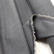 Tissu laine polyester viscose élasthanne uni gris foncé Tissu laine polyester viscose élasthanne uni gris foncé