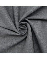 Tissu laine polyester viscose élasthanne uni gris foncé Tissu laine polyester viscose élasthanne uni gris foncé
