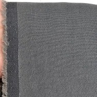 Tissu laine polyester viscose élasthanne uni gris foncé Tissu laine polyester viscose élasthanne uni gris foncé
