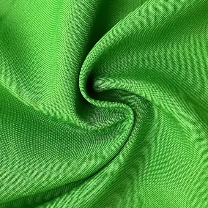 Tissu polyester uni vert Tissu polyester uni vert