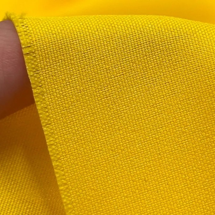 Tissu polyester uni jaune Tissu polyester uni jaune