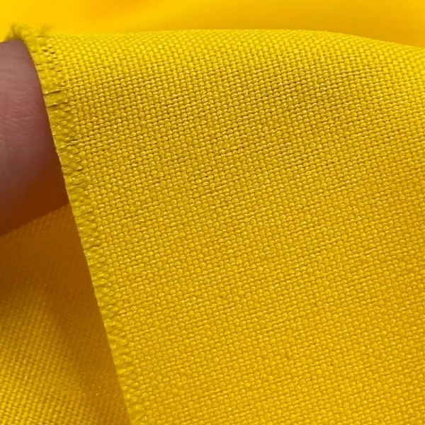 Tissu polyester uni jaune Tissu polyester uni jaune