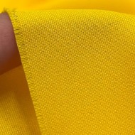 Tissu polyester uni jaune Tissu polyester uni jaune
