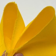 Tissu polyester uni jaune Tissu polyester uni jaune