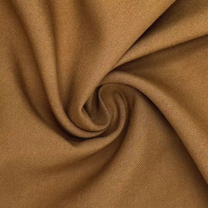 Tissu polyester uni camel Tissu polyester uni camel