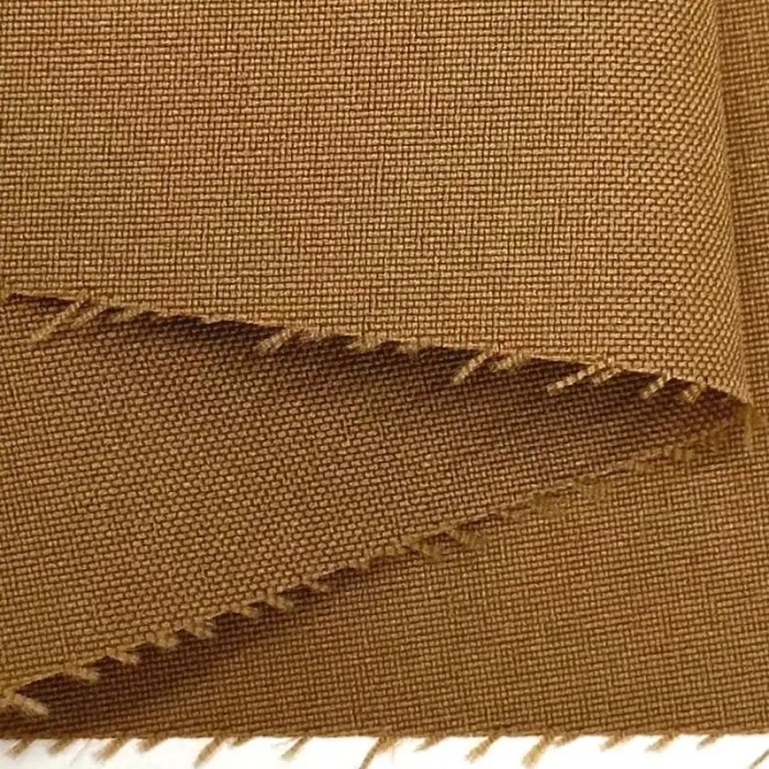 Tissu polyester uni camel Tissu polyester uni camel